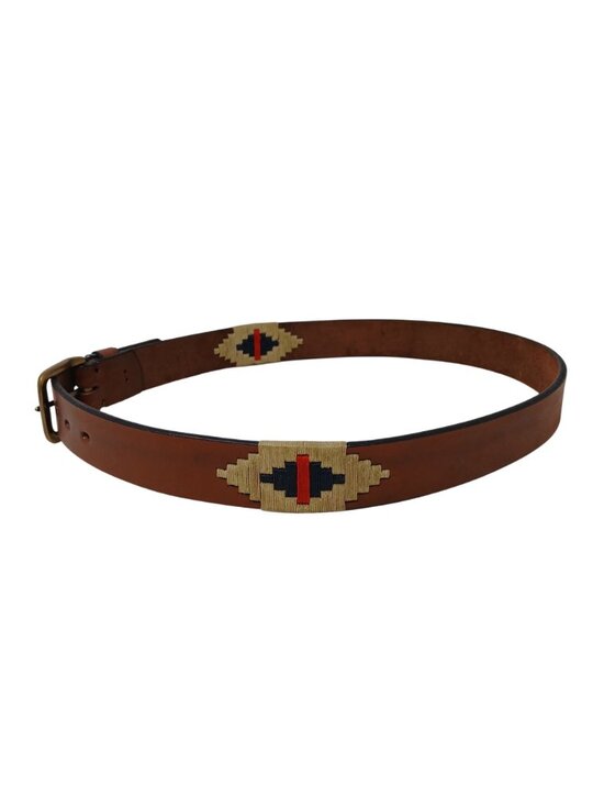 Gaucho Brown Leather Belt 90 35.5\